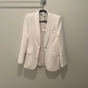 White Zara blazer NWT